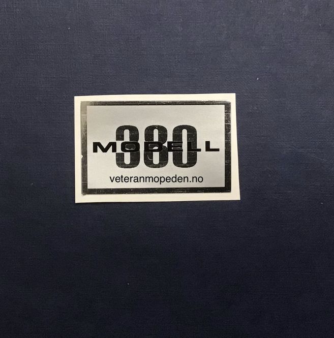 Hovedbilde Dekal, 380 nyere modeller