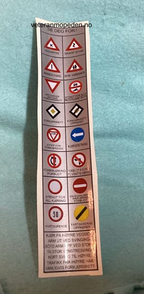 Hovedbilde Dekal, skitrekke, eldre ...